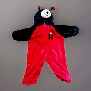 Kids Lady Bug Warm Soft Cozy Halloween Party Costume Size 12 - 18 Months